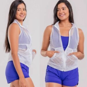 Colete arrastão em poliamida