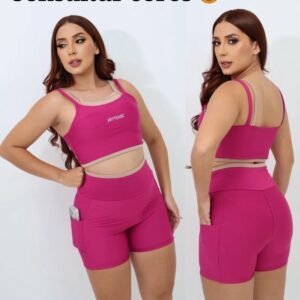 Conjunto Fitness com bolso lateral