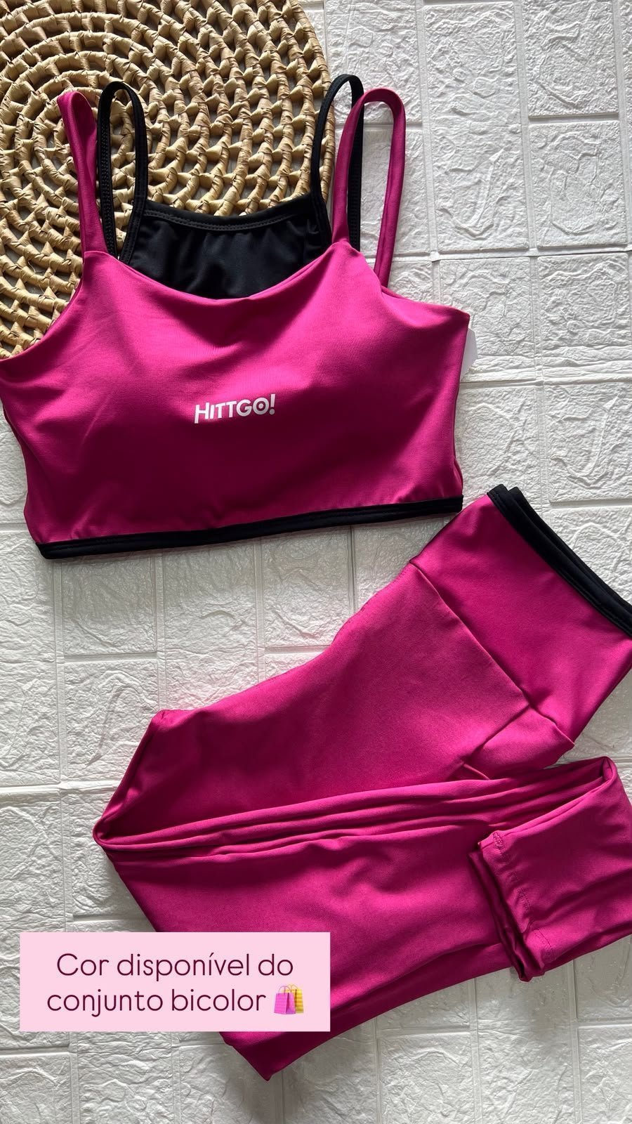 Conjunto de calça forrado suplex
