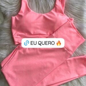 (PROMOÇÃO) CADA PEÇA do Conjunto Rosa Neon