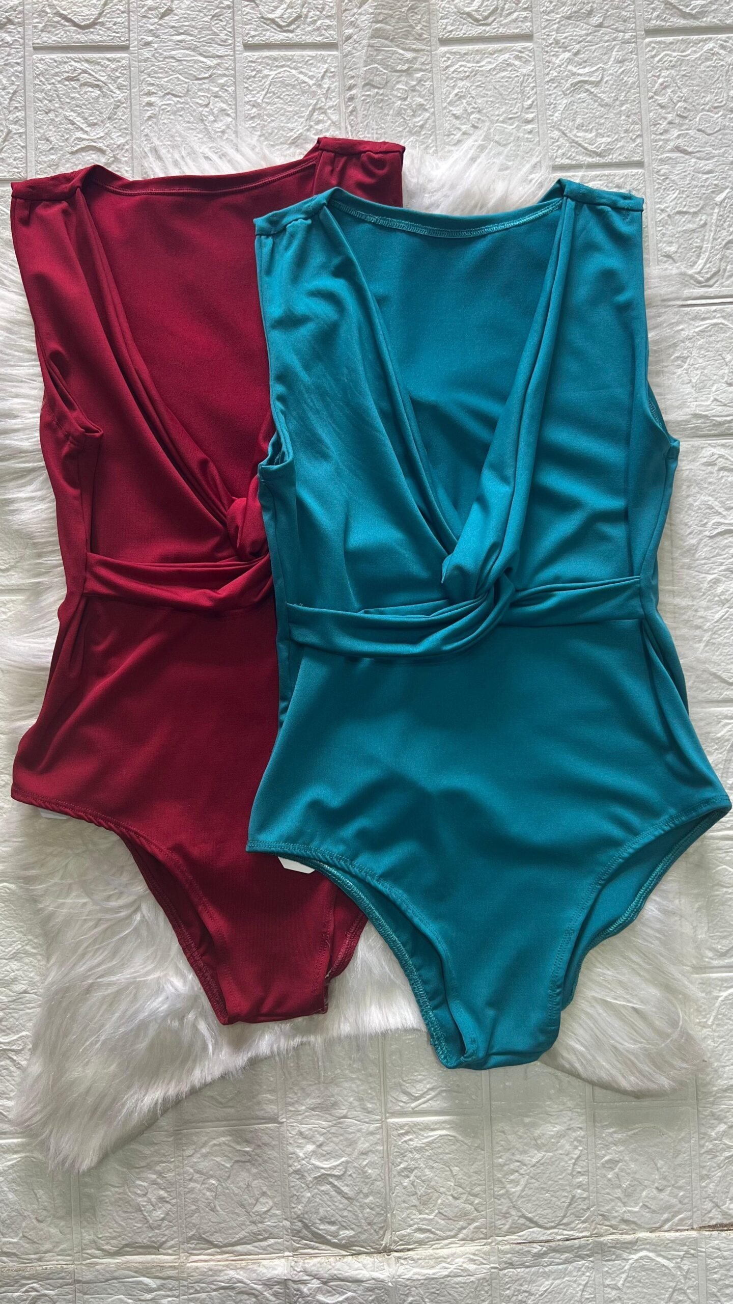 Body FemininoDecote V Transpassado