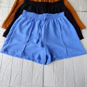 Shorts crepe duna