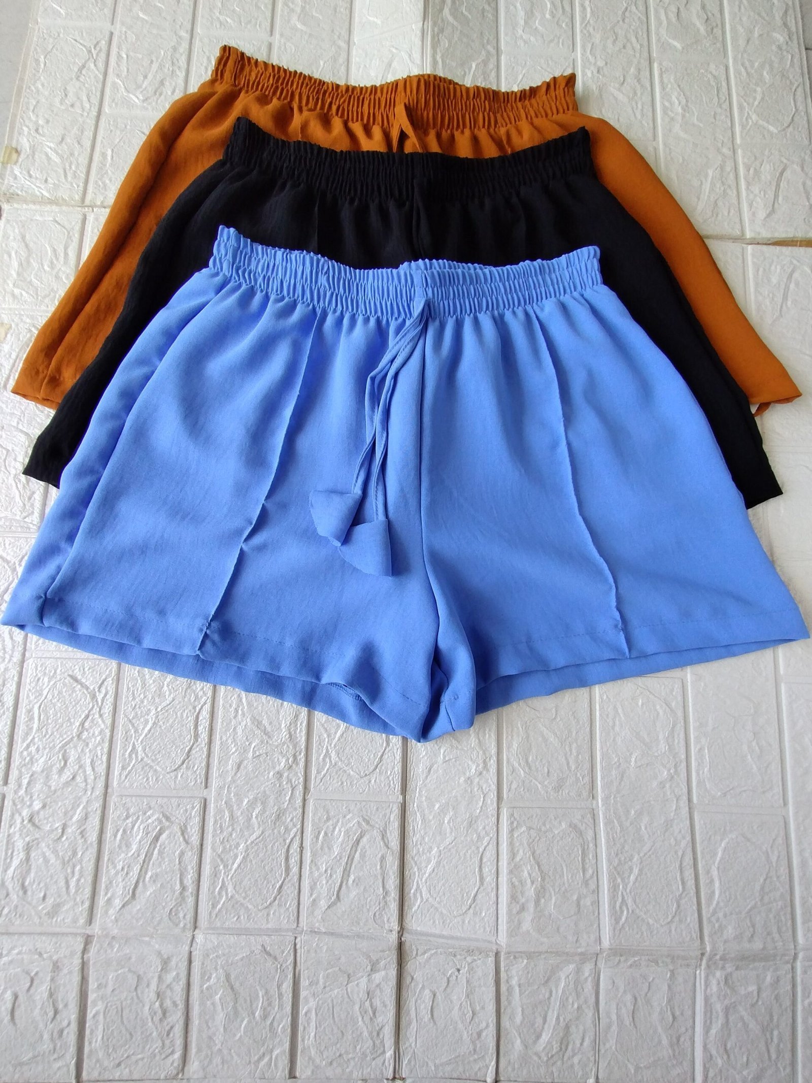 Shorts crepe duna