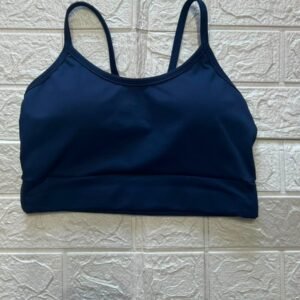 Top Fitness Alça Fina poliamida