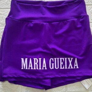 Short Saia  Maria Gueixa Roxo