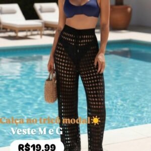 Calça no Tricô Modal