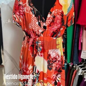 Vestido Liganete Estampado