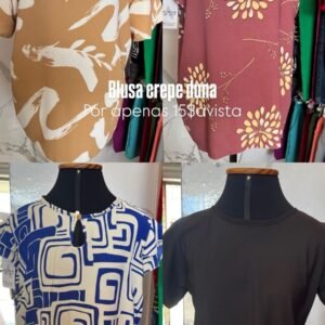 Blusa Crepe Duna